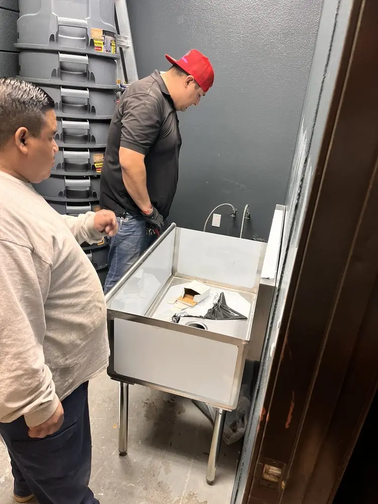 Commercial plumbing and sink installation in Pointe Tapatio